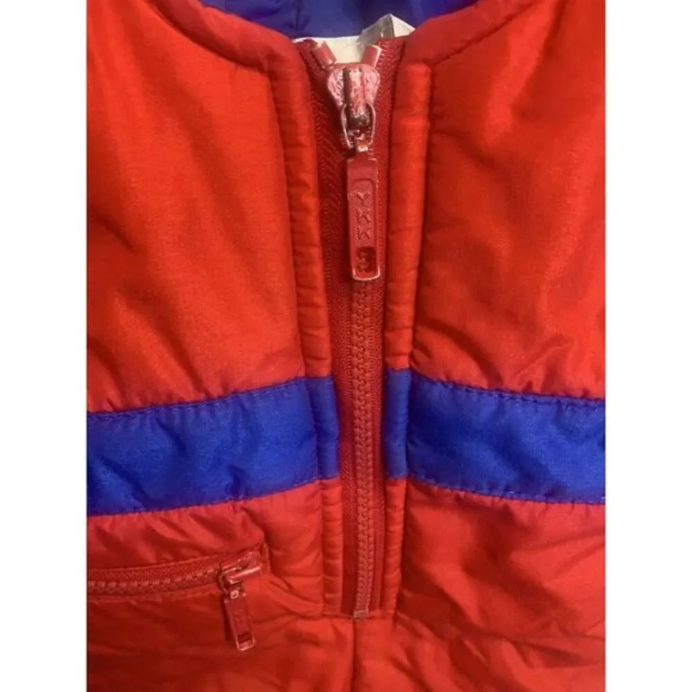 Vintage 2T 1st Team Colorblock 80S 90s Overall UNIQUE Snow  Bibs Retro Shapes‎